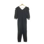 ショッピングジャンプスーツ BORDERS at BALCONY / ボーダーズアットバルコニー フリルスリーブ ジャンプスーツ オールインワン