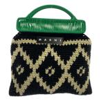MARNI / マルニ MARKET CROCHET クロシェニット フレーム ハンド トートバッグ