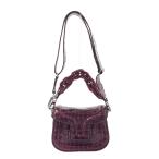 PIERRE HARDY / ピエールアルディ ALPHA VILLE 2 way アルファ ヴィル 型押し レザー ショルダーバッグ