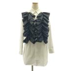 ショッピングGARCONS COMME des GARCONS / コムデギャルソン コットン 変形 リボン装飾 シャツ ブラウス