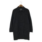 ショッピングギャルソン COMME des GARCONS SHIRT / コムデギャルソンシャツ | 製品加工 ステッチワーク シングル ステンカラーコート | S | ブラック | メンズ