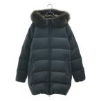 ショッピングduvetica DUVETICA / デュベティカ Lanificio F.lli Cerruti社製 KAPPA ウール フードファー ダウンコート