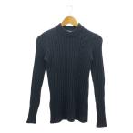 miu miu / ミュウミュウ | クルーネック ケーブルニット プルオーバー | 40 | ネイビー | レディース