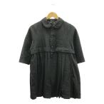 COMME des GARCONS / コムデギャルソン | 2016SS | 縮絨 タック ラウンドカラー ジャケット | XS | ブラック | レディース