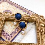 Yahoo! Yahoo!ショッピング(ヤフー ショッピング)大ぶり天然石風ストーン　ドロップ　サークル　パール付き