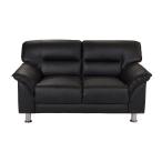 URBAN リビングソファ ラルク 2P S-3059 (BKブラック)