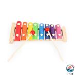 8音 ミニ 鉄琴 鉄 琴 てっきん楽器 カラフル ミュージカル教材 マレット付き オルフ楽器 ウム合金製 ミュージカル 教育用