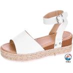  женский платформа эспадрильи Wedge открытый tu сандалии лето casual лодыжка ремешок пляж арка поддержка имеется .