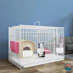 うさぎ ケージ 引き出しトレー ペットケージ うさぎのスッキリおそうじケージ 折りたたみ式 キャットケージ 犬小屋 うさぎ モルモット 小動物 ケージ ルームケー