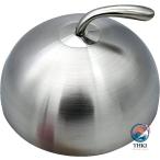 1 шт teppanyaki купол. тарелка крышка для бытового использования круглый . масло металлический капот покрытие кухня. k из нержавеющей стали стейк покрытие 24cm