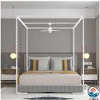 4 угол Canopy кроватная рама post paul (pole) противомоскитная сетка bed Canopy нержавеющая сталь Canopy кроватная рама толщина белый Queen рекомендация товар 