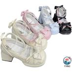  туфли-лодочки Лолита женский высокий каблук лодыжка ремешок лента коричневый n ключ каблук Лолита обувь костюмированная игра большой размер оборка Cross ремень рост up futoshi hi-