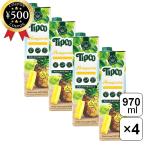 tipko распорка сосна Apple сок ..100% 970ml×4 шт. комплект Thai ананас фрукты сок сахар не использование сохранение стоимость не использование 