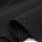  трикотаж 30/10ko-ma обратная сторона шерсть черный [ тренировочный, футболка предназначенный стандартный материалы ]