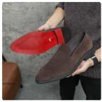  Loafer мужской туфли без застежки замша in каблук мужчина обувь джентльмен обувь повседневная обувь замша ходить на работу .. бизнес обувь модный 