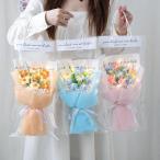 ショッピング手作り ニットブーケ 手作り花 かぎ針編み ニット フラワー ミニブーケ 子供