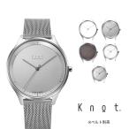 Knot 腕時計 シンソーラー 時計本体のみ 日本製 38mm 32mm ソーラーウォッチ 薄い シンプル ホワイト シルバー ベルト別売り STS-38/STS-32シリーズ