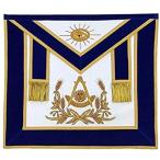 特別価格Regalia Lodge Masonic Past Master Hand Embroidered Apron Gold Embroidery Bl好評販売中