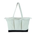 Bargiottiマザーズバッグ トートバッグ 帆布 大容量 出かけ便利 レディース 軽い シンブル ママバッグ (ブラック)