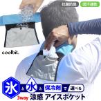 氷で！ 保冷剤で！首 冷却 クールビ