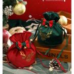 クリスマス ギフト袋 リンゴバッグ 10点セット 可愛い 巾着型ギフト袋 クリスマス袋 ラッピング 贈り物 子供 ギフト プレゼント 飾り物 収納袋