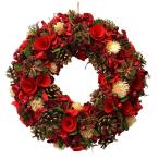  natural Christmas wreath red L size entranceway stylish gorgeous 