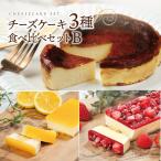 チーズケーキ 3種 食べ比べセット B 〈 バスクチーズケーキ ベリーチーズケーキ レモンチーズケーキ 〉 取り寄せ 送料無料 冷凍 Patico 母の日 プレゼント y