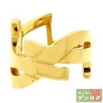 【中古】イヴ・サンローラン ロゴリング GP メッキ 13号 リング 指輪 YVES SAINT LAURENT【質屋】【代引き手数料無料】