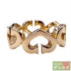 【中古】Cartier カルティエ ハート リング 指輪 750WG #49【質屋】【代引き手数料無料】