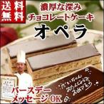 誕生日ケーキ バースデーケーキ チョコレートケーキ オペラ 送料無料 プレゼント お返し 2025 秋のお彼岸 お菓子 春ギフト 入学祝い