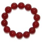カーネリアン 14mm ブレスレット 16.5cm 18cm 20cm 7月 誕生石 天然石 メンズ レディース アクセサリー パワーストーン