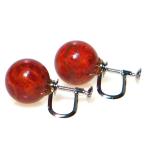 アフリカンコーラル12mmSVイヤリング3月誕生石ギフト天然石ジュエリーア...