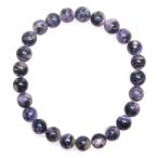 色の変化が楽しいチャロアイトAグレード8mmブレスレット15cm16.5c...