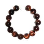 龍鳳水晶14mm&レッドタイガーアイ吉兆ブレスレット16.5cm1...