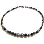 神の目天眼石アイアゲート・グラデーションネックレス