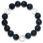 麒麟水晶12mm&ホークスアイ吉瑞ブレスレット16.5cm18cm...