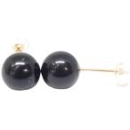 AAAレインボーオブシディアン8mmK10YGピアス安心潜在能力レディース...