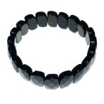 ”シラー”輝くゴールデンオブシディアンリーフカットバングルブレスレットギフ...