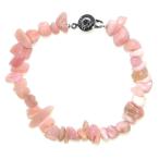 ピンクオパールタンブルブレスレット15cm16.5cm18cm10月誕生石...