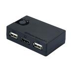 ラトックシステム HDMIディスプレイ/USBキーボード・マウス シンプル切替器(2台用) REX-230UH