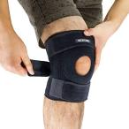 BERTER 膝サポーター スポーツ 膝バンド 膝固定 怪我防止 膝保護 運動用 サイズ調整 - 左右、男女兼用 一枚入 (第