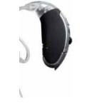 ji-enli звук azur Mini BTE( маленький размер уголок .. type )< легкий раз ~ средний * высококачественный > AZ60-DI-BKS направленность A*N внешний вход c функцией одна сторона уголок черный серебряный 