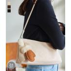 ショッピング神戸 レタス バッグ レディース 40代 手頃 ショルダーバッグ フェイクレザー キーホルダー セット かばん ファー B1656