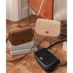 ショッピングスウェード ショルダーバッグ レディース 斜めがけ バッグ 鞄 かばん 肩掛けバッグ 小さ目 スエード スウェード B1661