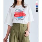 Tシャツ レディース トップス 夏 半袖 ロックT バンドツアー風 バンドT プリント ロゴT カジュアル アメカジ C6238