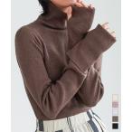 ショッピング神戸 レタス ニット トップス レディース アームウォーマー アームカバー あったか リブ 秋 冬 セーター フィンガーホール 指穴つき C6445