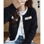 ニットジャケット レディース ノーカラージャケット シャギーニット ジャケットカーディガン 40代 C7379