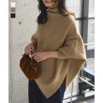 日替わりセール ニット セーター レディース 40代 50代 60代 ハイネック ドルマンスリーブ 体型カバー 大人カジュアル トップスC7699送料無料