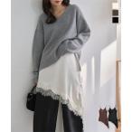 キャミソール 重ね着 ロングキャミソール レースキャミソール サテンキャミソール レイヤード キャミ C7769