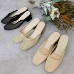 ミュール 透け感 メッシュ スクエアトゥ シースルー 春夏 レディース 靴 シューズ 大人 上品 太ヒール 黒 I2083